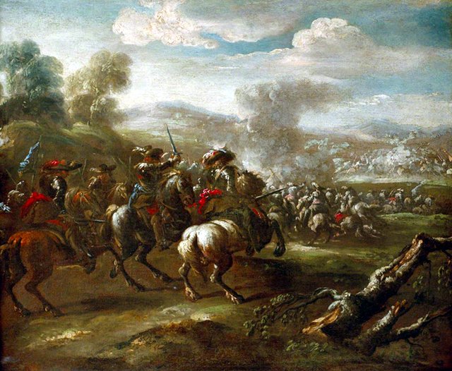 Battle Piece by Jacques Courtois