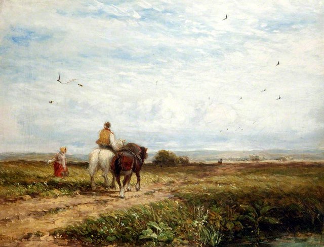 The Way to the Hayfield by David Cox