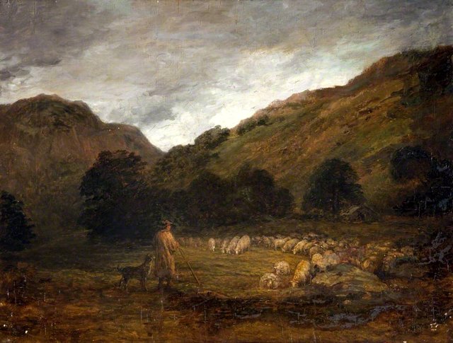 Hilly Landscape, North Wales by David Cox