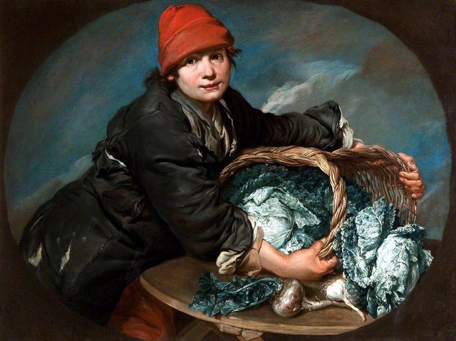 Boy with Vegetables by Giacomo Ceruti