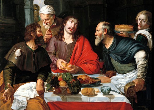 Supper at Emmaus by Artus Wolffort