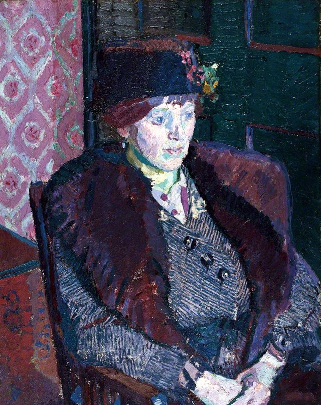 Mrs Victor Sly by Harold Gilman