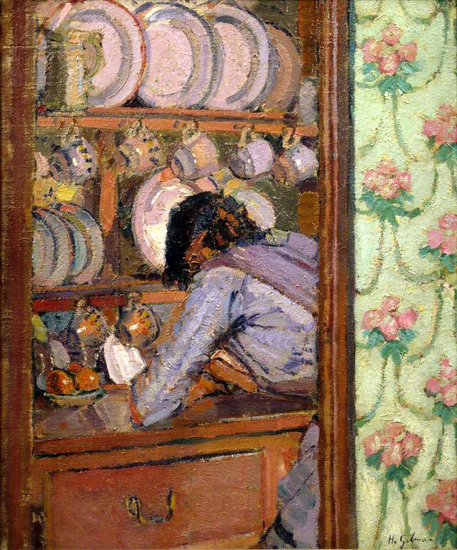 Shopping List by Harold Gilman