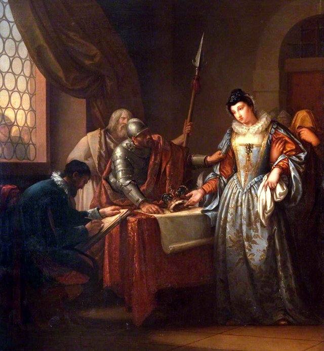 The Abdication of Mary, Queen of Scots by Gavin Hamilton