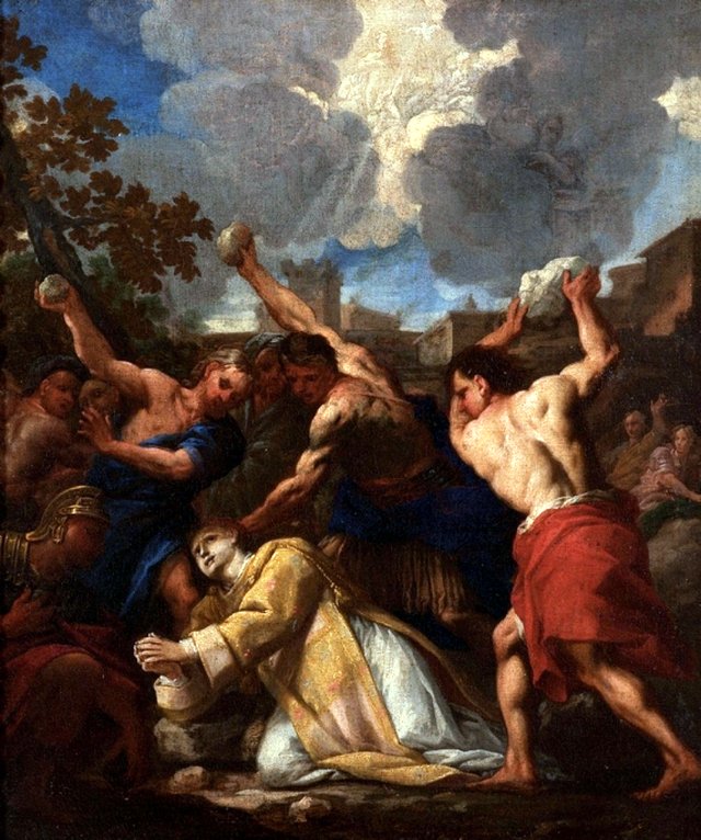 The Martyrdom of St Stephen by Filippo Lauri