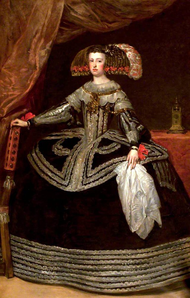 Doña Mariana of Austria (1634–1696) (after Diego Velázquez) by Edwin Long