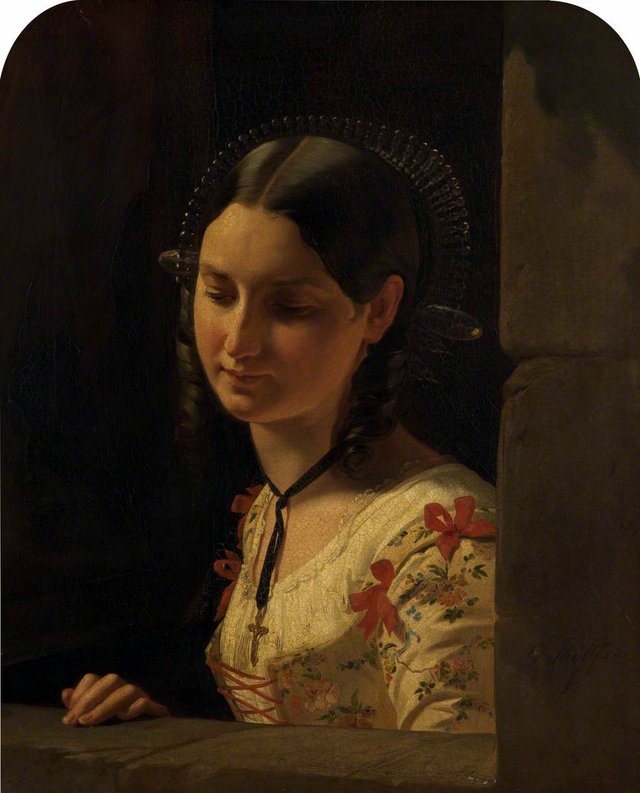 A Roman Lady by Giuseppe Molteni
