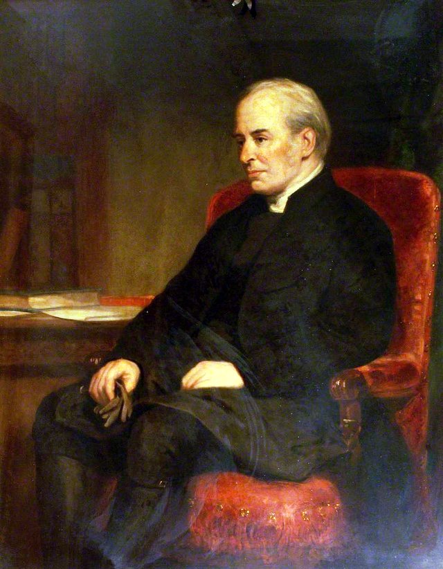 Dr Renn Dickson Hampden, Principal of St Mary Hall (1833–1848) by Daniel Maclise