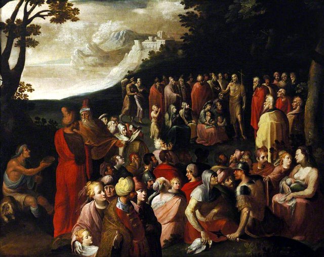 Saint John the Baptist Preaching to the Multitude by Karel van Mander the Elder