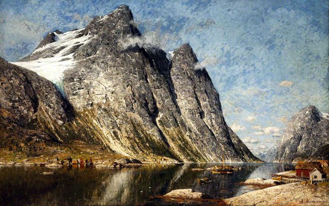 Geiranger Fjord, Norway by Adelsteen Normann