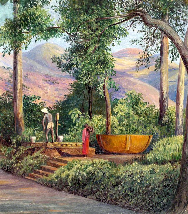 The Well, Ceylon (Sri Lanka) by Marianne North