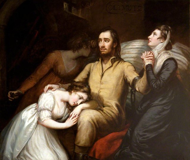 Lafayette in the Dungeon of Olmütz by James Northcote