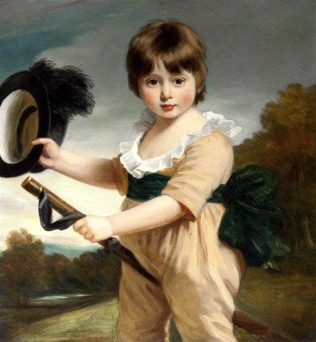 Sir Jacob Astley (1797–1859), 6th Bt, 16th Baron Hastings, as a Child with a Hobby Horse by John Opie