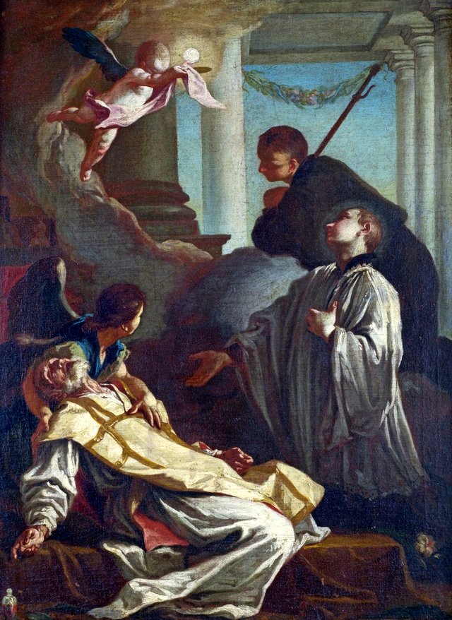 The Death of St Andrea Avellino by Giovanni Battista Piazzetta