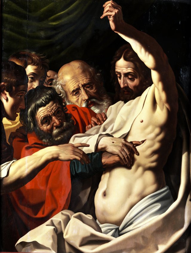 The Doubting Thomas by Abraham Janssens I
