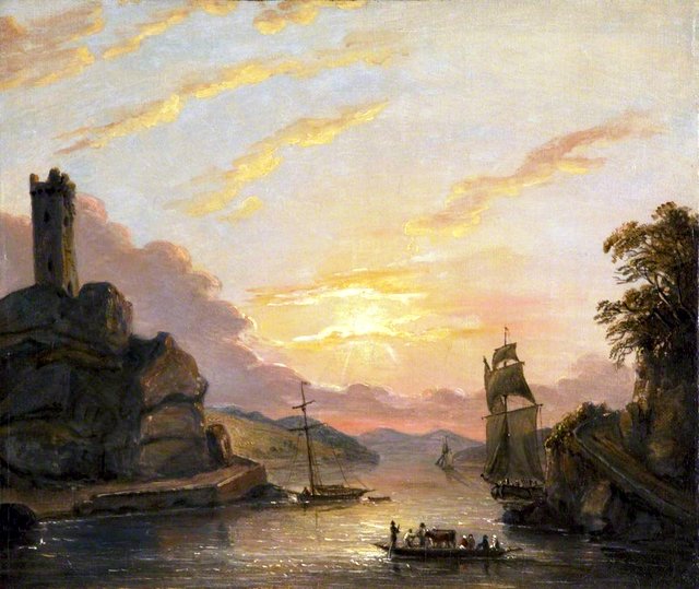 Carrick Ferry, near Wexford, Ireland by Paul Sandby