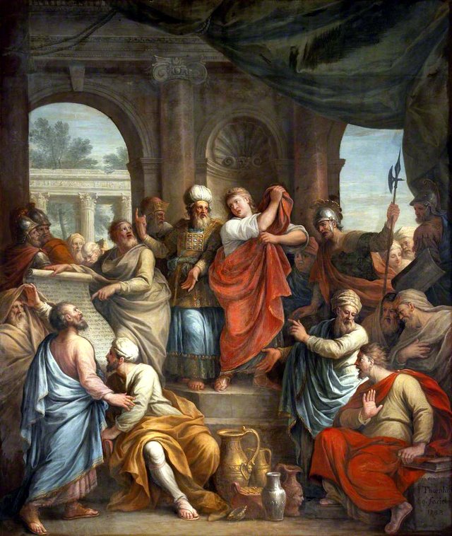 Josiah Rending His Robe by James Thornhill