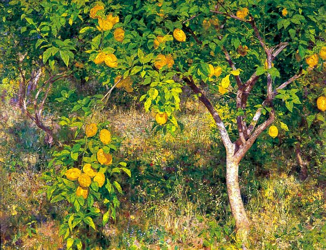 The Lemon Tree by Henry Scott Tuke