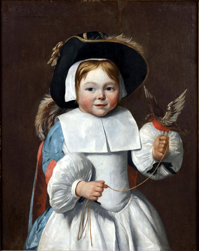 Portrait of a boy, possibly belonging to the Van Rechteren toe Rechteren family, 1666 by Hendrick ten Oever