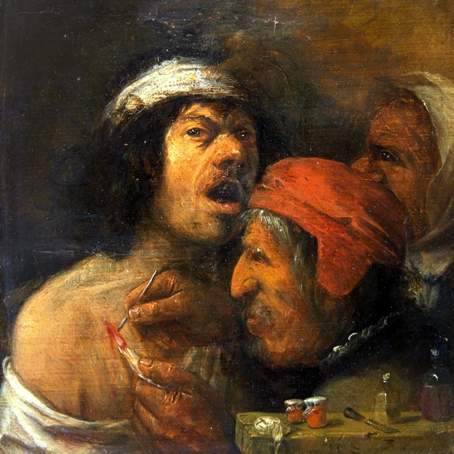 At the Surgeon's by Joos van Craesbeeck