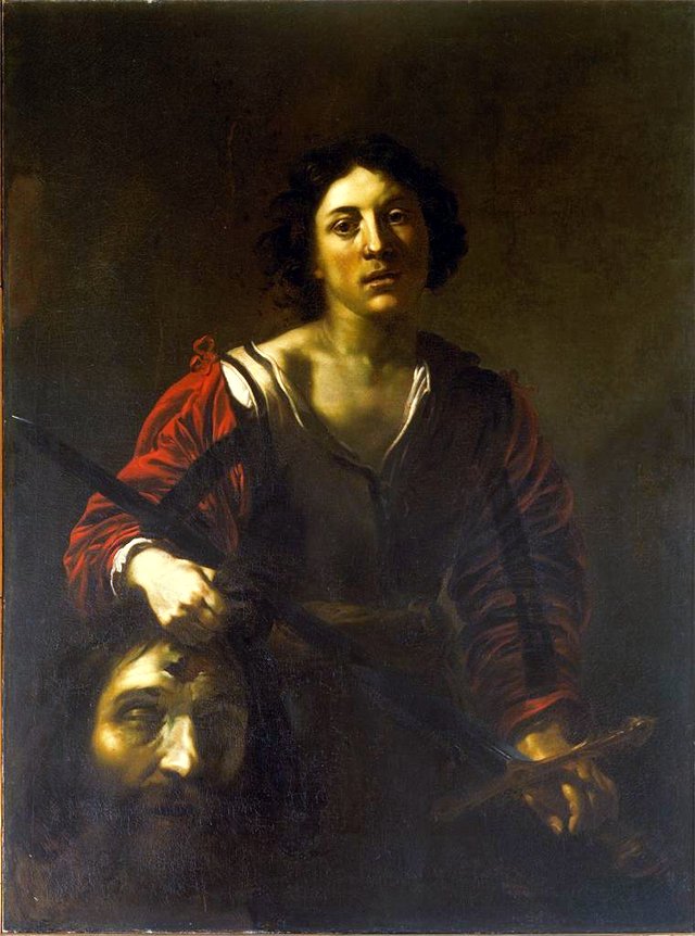 David with the Head of Goliath by Nicolas Régnier