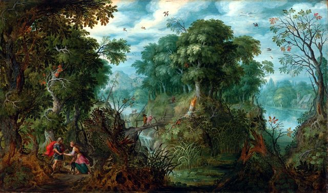 Landscape with Cephalus and Procris by Alexander Keirincx