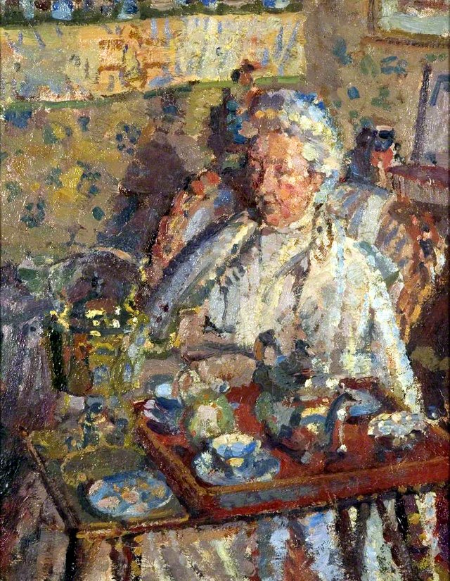 The Old Lady by Harold Gilman