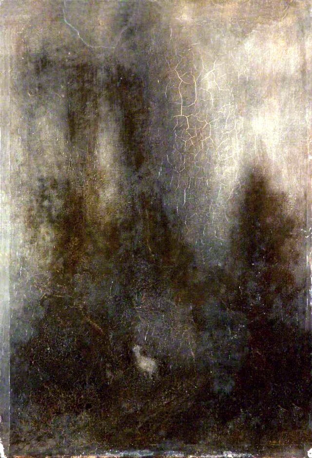 In the Woods at Evening by Matthijs Maris