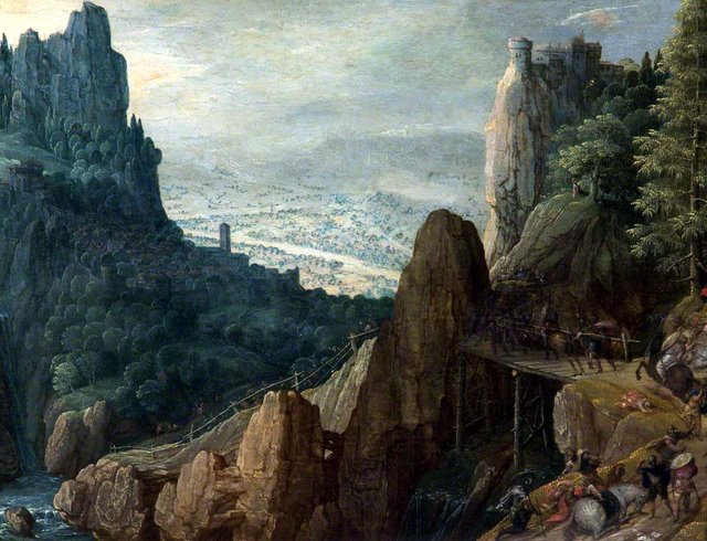 Landscape with the Conversion of Saint Paul by Tobias Verhaecht
