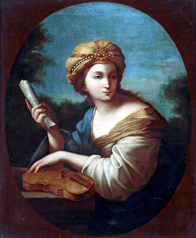 Saint Cecilia by Giovanni Francesco Romanelli