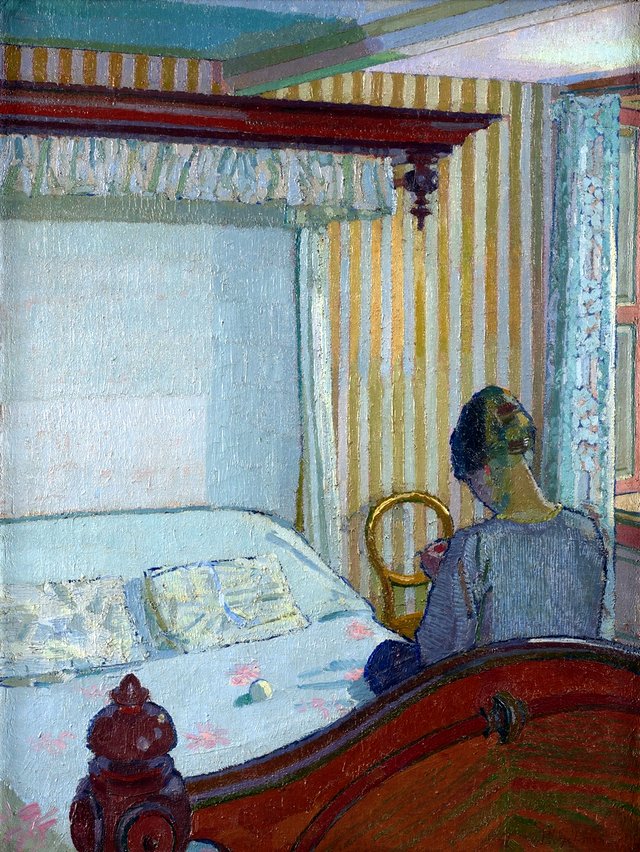 Interior by Harold Gilman