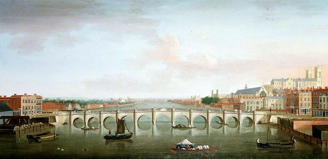 Westminster Bridge by Antonio Joli