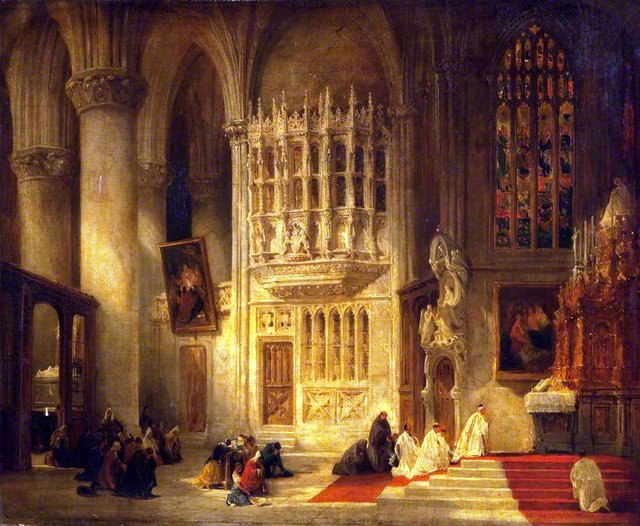 Church of Our Lady, Bruges (previously known as 'Toledo Cathedral') by David Roberts