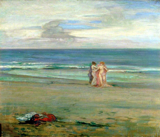 Figures on a Beach by Charles Conder