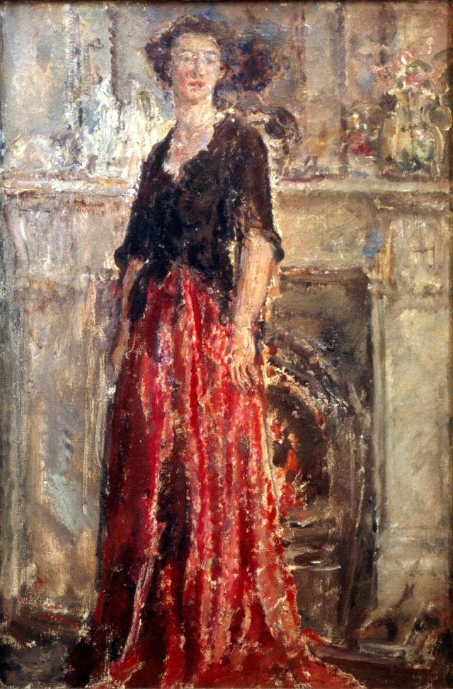 The Red Skirt by Ethel Walker