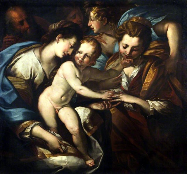 The Mystic Marriage of Saint Catherine by Giulio Cesare Procaccini