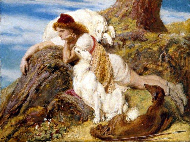 Endymion by Briton Rivière