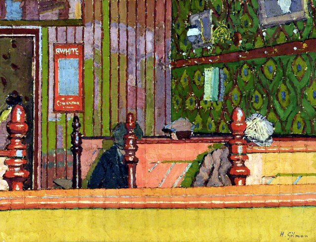 Eating House by Harold Gilman