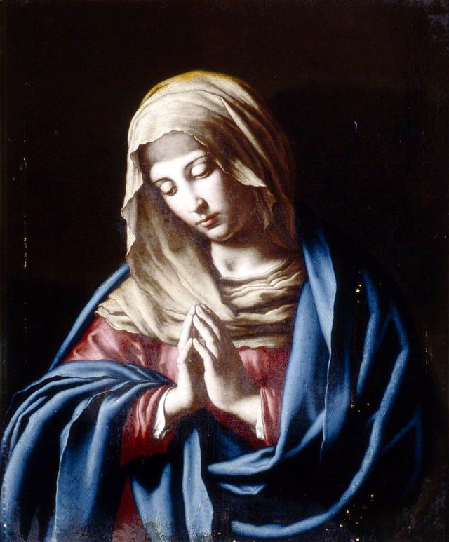 The Madonna in Prayer by Giovanni Battista Salvi da Sassoferrato