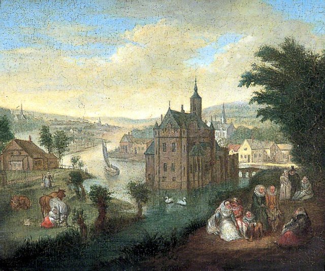 Landscape with Cottages by Abraham Teniers