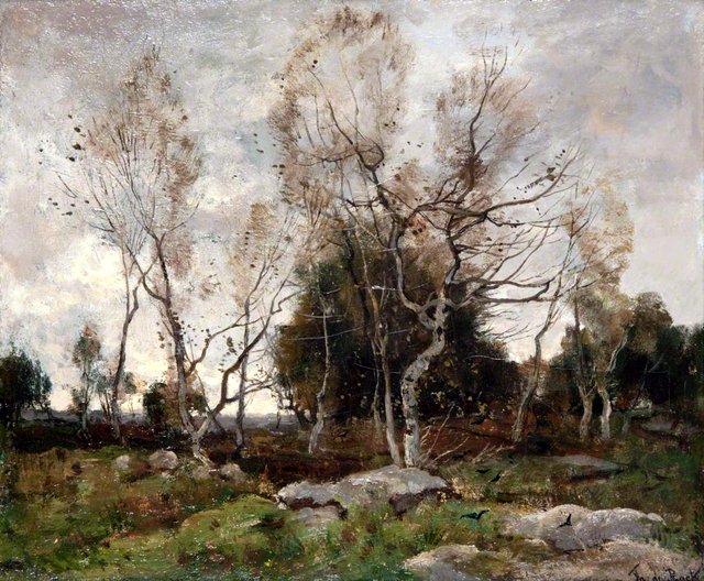 Landscape by Théophile de Bock