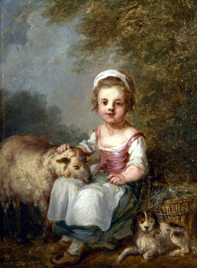 Shepherdess by Antoine Coypel