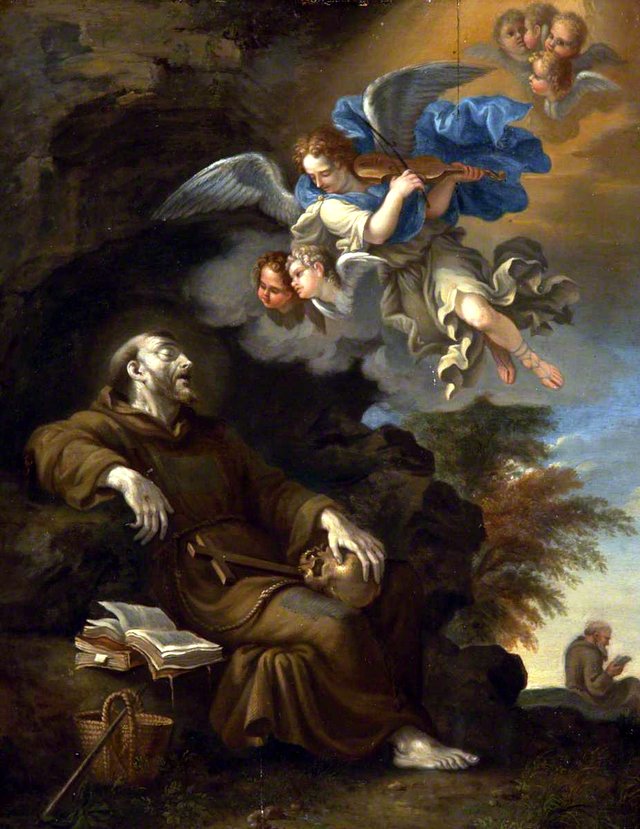 Saint Francis in Ecstasy by Filippo Lauri