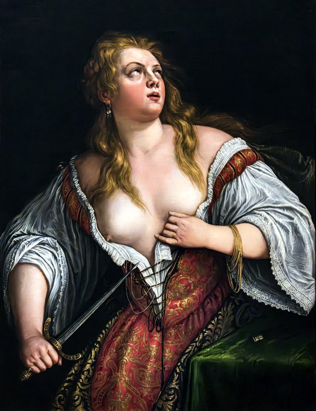 Lucretia by Leandro Bassano