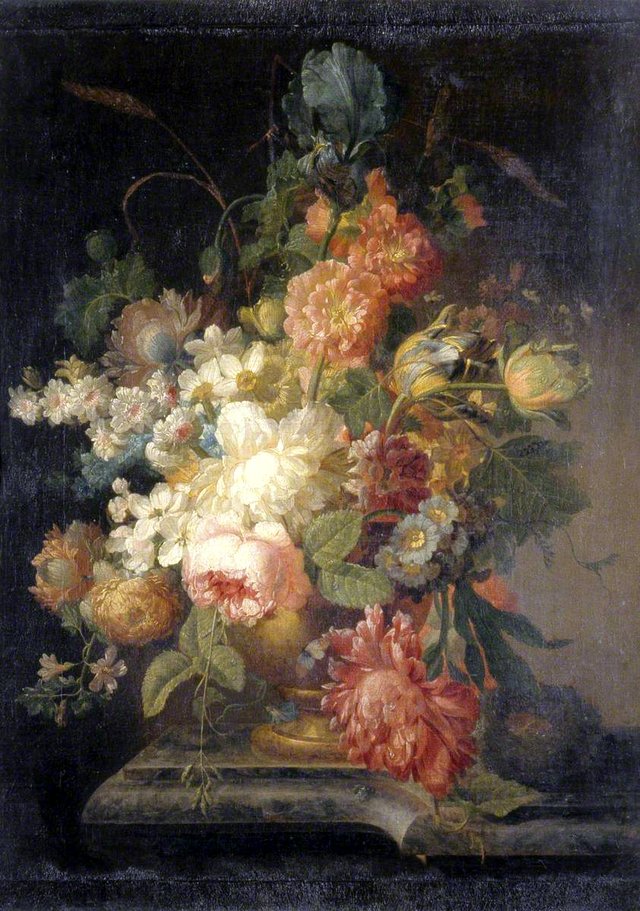 Vase of Flowers by Georgius Jacobus Johannes van Os