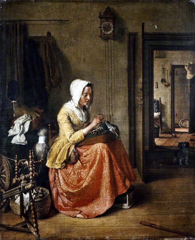 The Lace Maker by Wybrand Hendricks