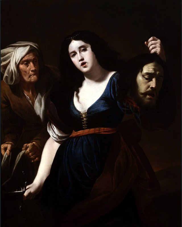 Judith with the head of Holofernese by Andrea Vaccaro