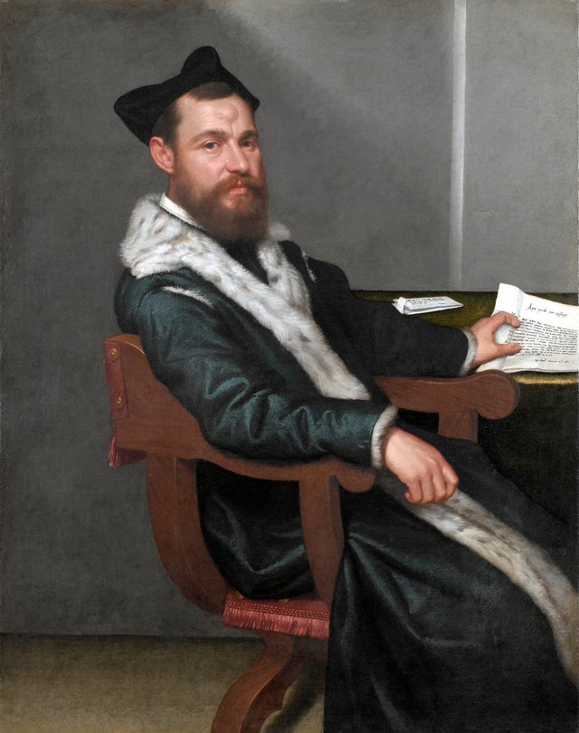 Ritratto di dottore by Giovanni Battista Moroni