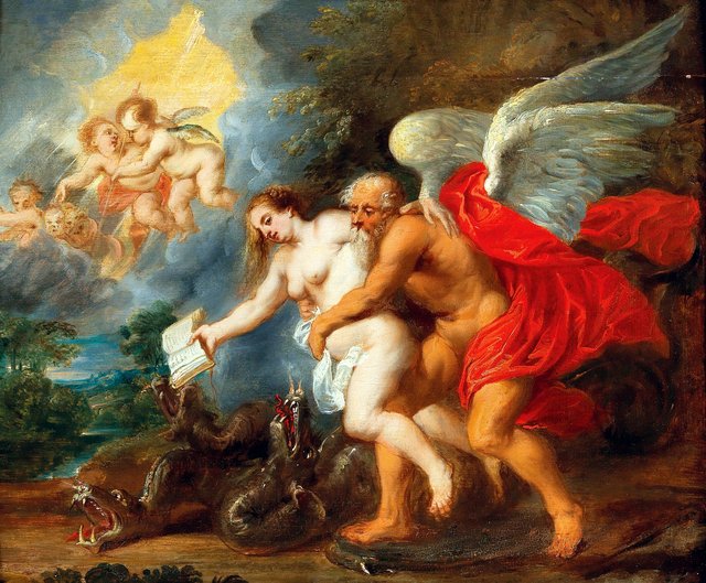 Allegory of Time and Truth as winner over Envy and Falsehood by Jan van den Hoecke