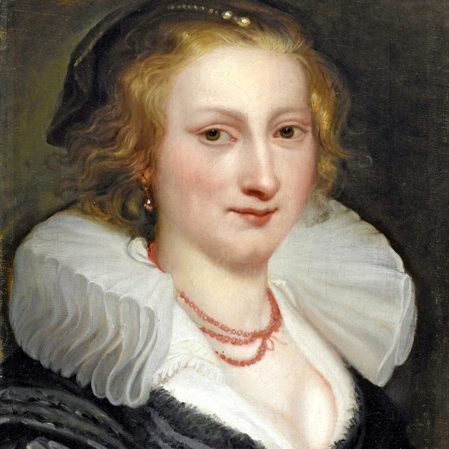 Portrait of a woman by Jan van den Hoecke